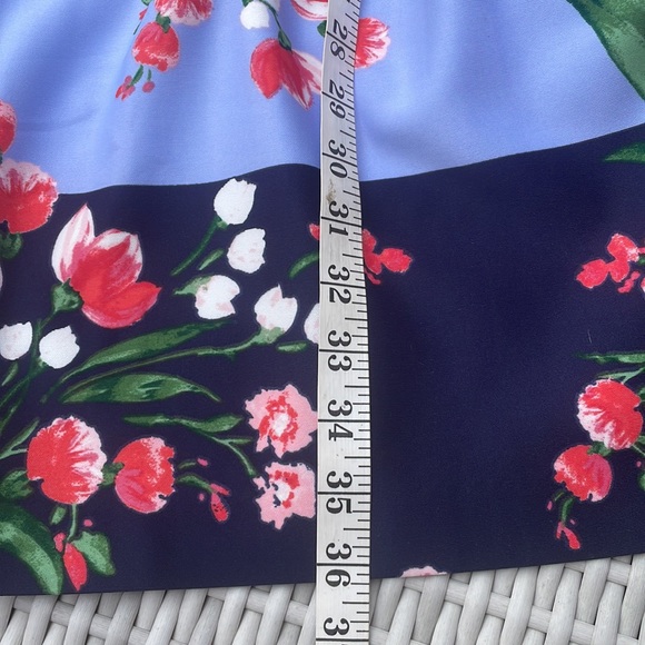 Vince Camuto Fit & Flare Ponte Floral Sleeveless Dress Size 8 - Picture 8 of 12